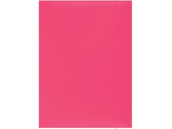 Office Products Folder with RUBBER A4 PINK (21191131-13)