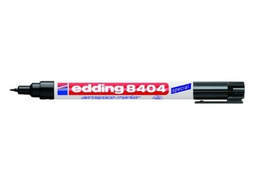 edding 8404 aerospace - Markør - permanent - svart - vannbasert fargeblekk - 0.75 mm