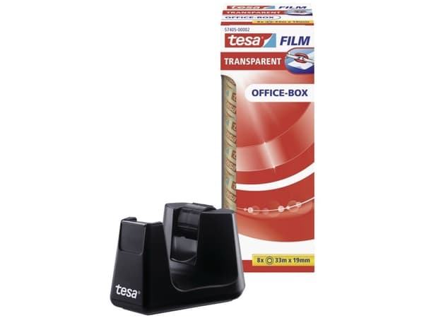 TESA Easy Cut, 1.9 cm, 33 m, ABS, Black, 33 m, 1.9 cm