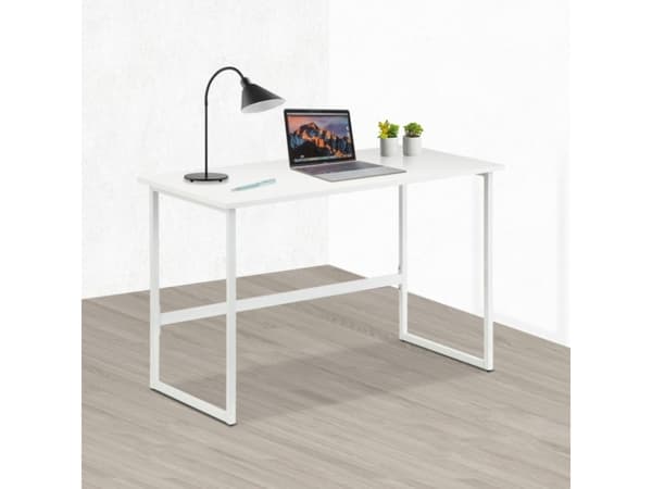 Techly ICA-TB 3545W, Rett, Rektangulær form, MDF, Metall, Hvit, Hvit