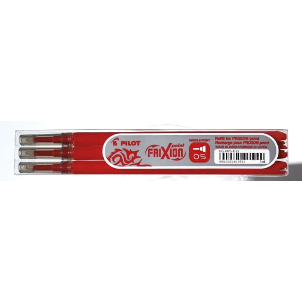 Pilot FriXion Point, Röd, 0,5 mm, 0,25 mm