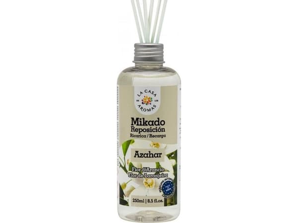 La Casa de los Aromas La Casa de los Aromas Mikado Reposicion duftoljelager Orange Blossom 250ml