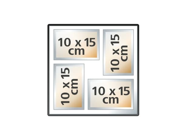 Hama Graphic, Flerfarget, 320 ark, 10 x 15, Hvit, 80 ark, 300 mm
