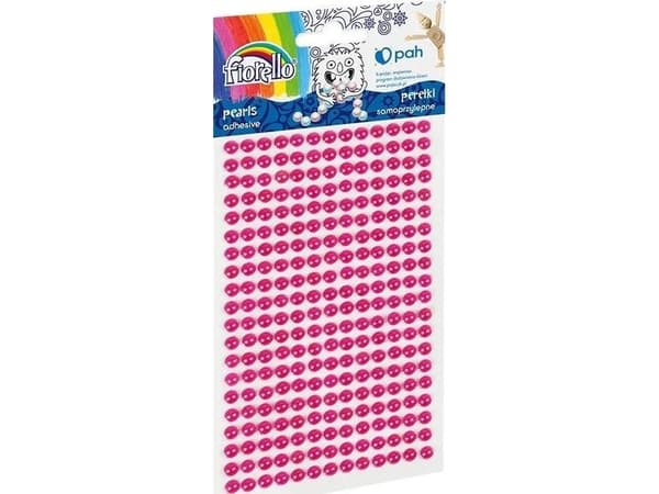 Fiorello Självhäftande pärlor rosa FIORELLO