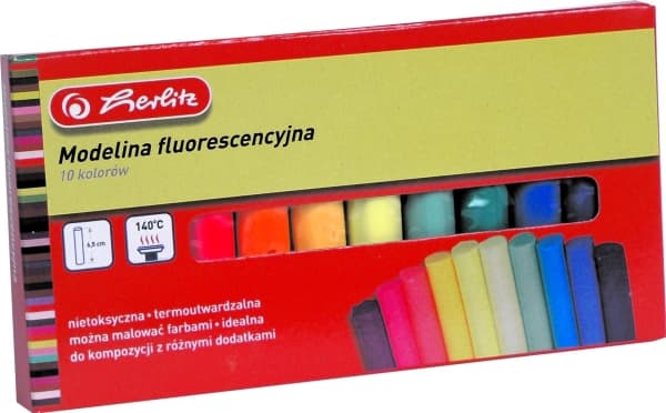 Herlitz fluorescerande modellera (9560095)