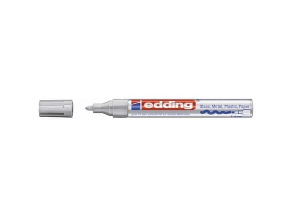Edding 750, Vit, Vit, 2 mm, 4 mm, 10 styck