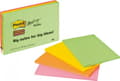 Miniatyrbild 3 av 4: Post-it® Super Sticky Meeting Notes, 152 x 101 mm, ass. farver 4 blokke