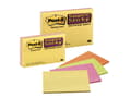 Miniatyrbild 2 av 4: Post-it® Super Sticky Meeting Notes, 152 x 101 mm, ass. farver 4 blokke