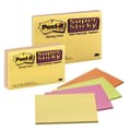 Miniatyrbild 1 av 4: Post-it® Super Sticky Meeting Notes, 152 x 101 mm, ass. farver 4 blokke