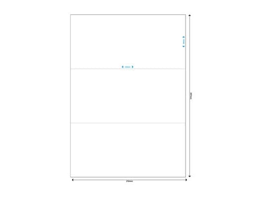 MediaRange MRINK142, Hvit, Permanent, 210 x 99, A4, Matte, Laser/Blekkskriver