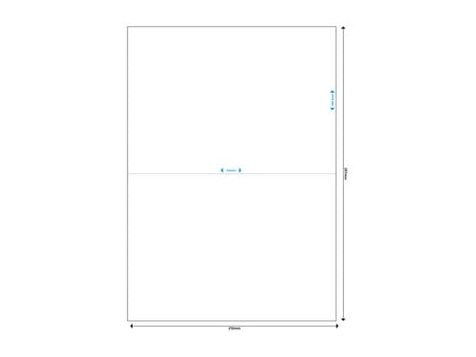 MediaRange MRINK141, Hvit, Permanent, 210 x 148.5, A4, Matte, Laser/Blekkskriver