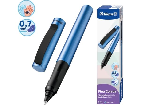 Pelikan 821186, Stiftpenna, Blå, Metall, Ambidextrous, Europa, 1 styck