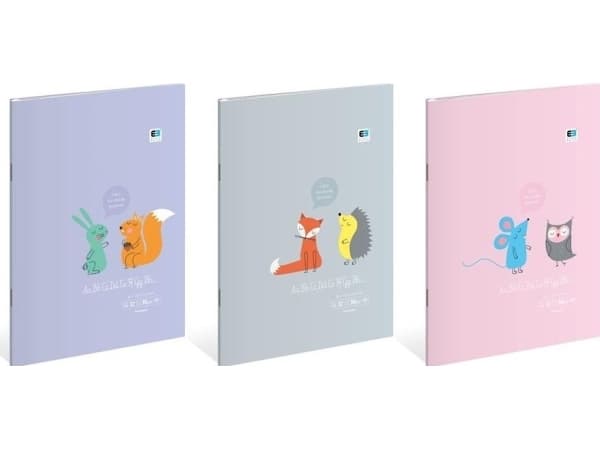 "Interdruk Notebook A4/32K väriviiva B&amp;B Kids" (10 kpl) (10 kpl)