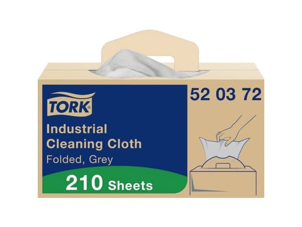 Tork 520372, papper, Grå, 355 mm, 210 styck, 238 mm, 374 mm