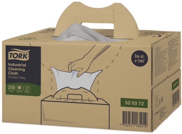 Tork 520372, papper, Grå, 355 mm, 210 styck, 238 mm, 374 mm