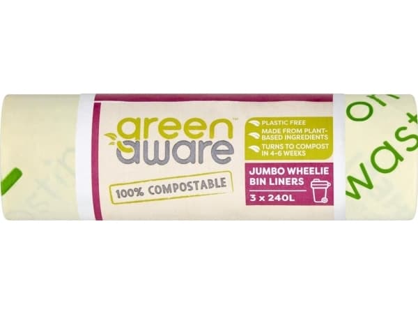 GreenAware GreenAware, Compostable Food Waste Bags, 240L, 3pcs.