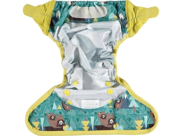 Close Caboo blöjor Wrap, återanvändbar blöja med kardborreband Bear 3-16 kg, 1 st.