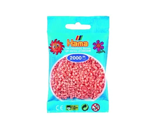 Hama mini pärlor ljus matt rosa
