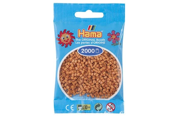 Hama mini-pärlor ljusbruna
