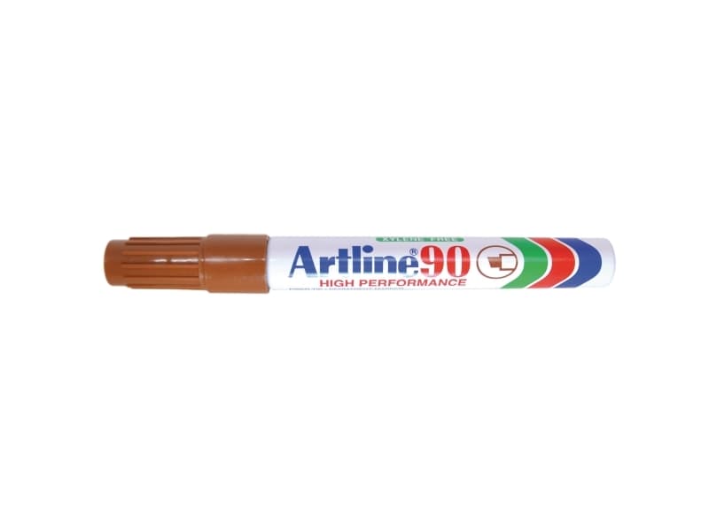 Permanent marker Artline 90, 2,5 mm, brun