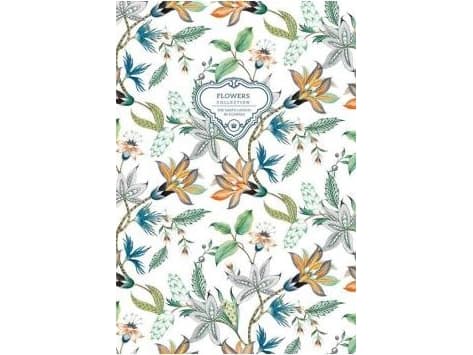 Fresh Decorative notebook 143x210/96K line Flowers