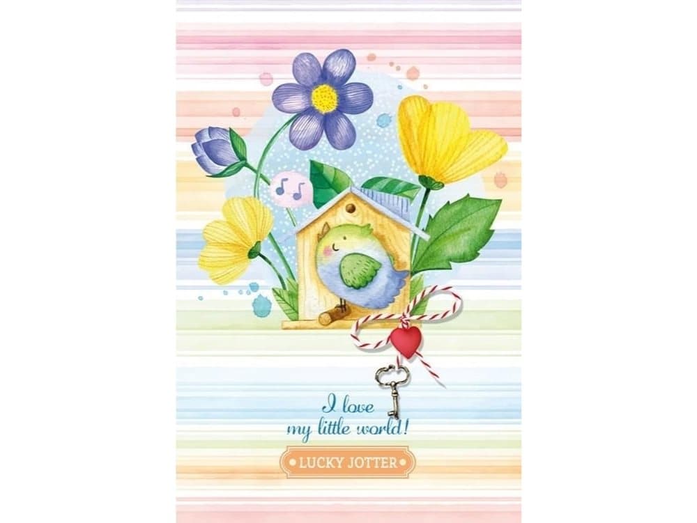 Fresh Decorative notebook 105x165/64K grille TW Ptaszek