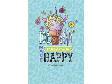 Fresh Decorative notebook 128x1165/64K line Ice cream