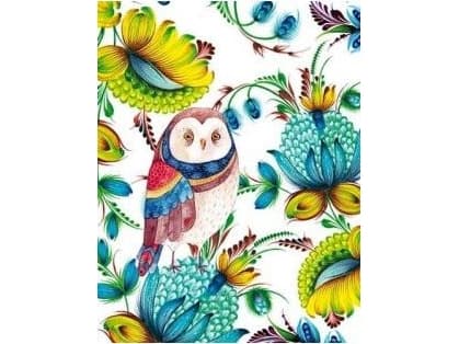 Fresh Decorative notebook 128x1165/64K grille Owl