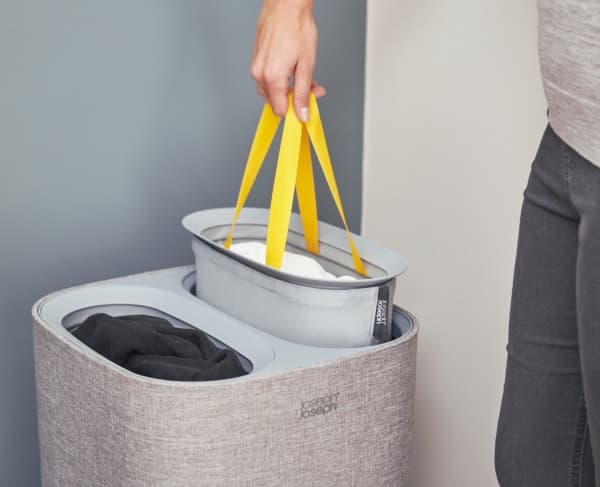 Joseph Joseph 50001, 60 l, Rektangulær, Bomull, Polyester, Grå, Grå, Håndvask/maskinvask