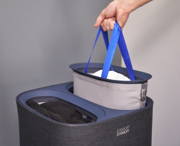 Joseph Joseph 50002, 60 l, Rektangulær, Bomull, Polyester, Sort, Sort, Håndvask/maskinvask