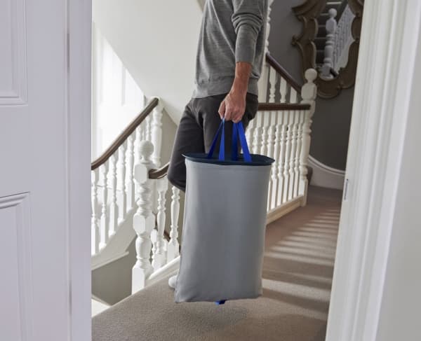 Joseph Joseph 50002, 60 l, Rektangulær, Bomull, Polyester, Sort, Sort, Håndvask/maskinvask