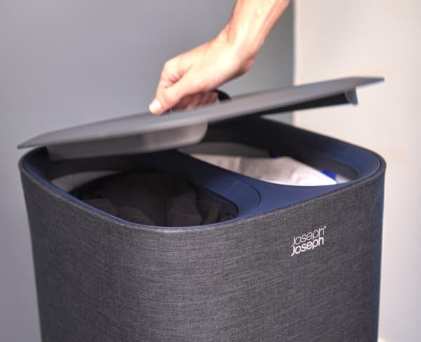 Joseph Joseph 50002, 60 l, Rektangulær, Bomull, Polyester, Sort, Sort, Håndvask/maskinvask