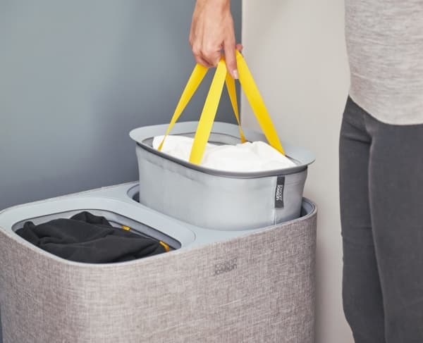 Joseph Joseph 50003 vasketøjskurv 90 L Rektangulær Bomuld, Polyester Grå