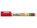 Miniatyrbilde 3 av 5: Artline 725, Rød, Konisk tupp, Flerfarget, Plastikk, Fint, 0,4 mm
