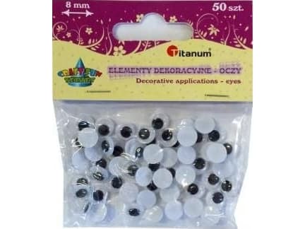 Titaani Koristesilmät 8mm lajitelma