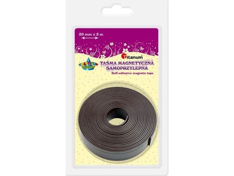 Titanum Self-adhesive magnetic tape 300cmx2cmx1mm
