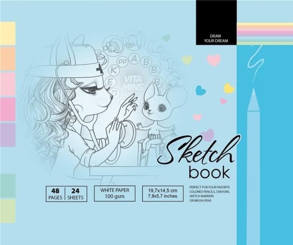Fresh Sketchbook 197x145/48K 100g TW FRESH