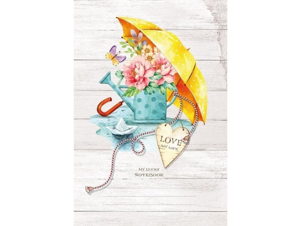 Fresh Decorative notebook 143x210/64K line Watering can