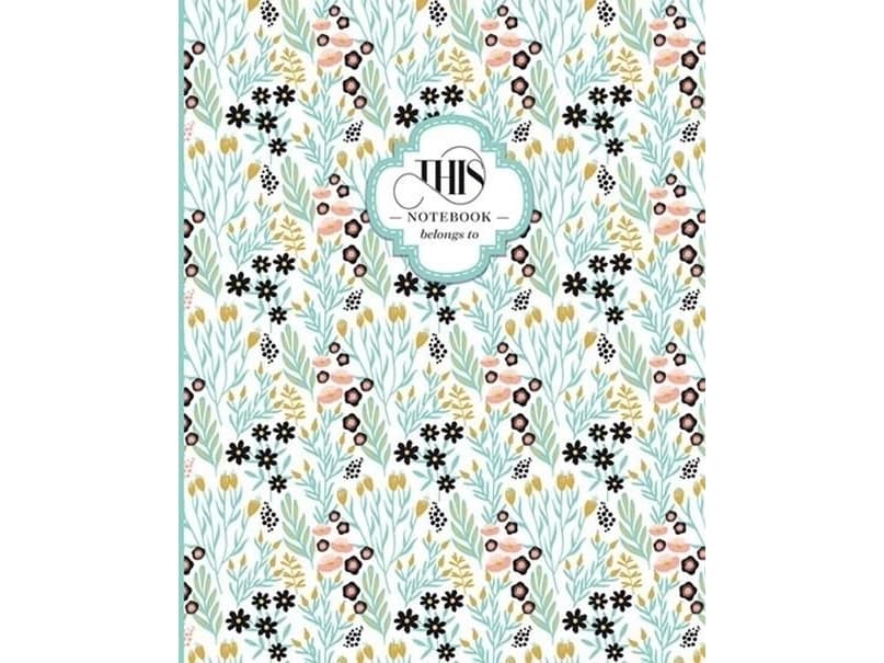 Fresh Decorative notebook 128x165/96K line Flowers