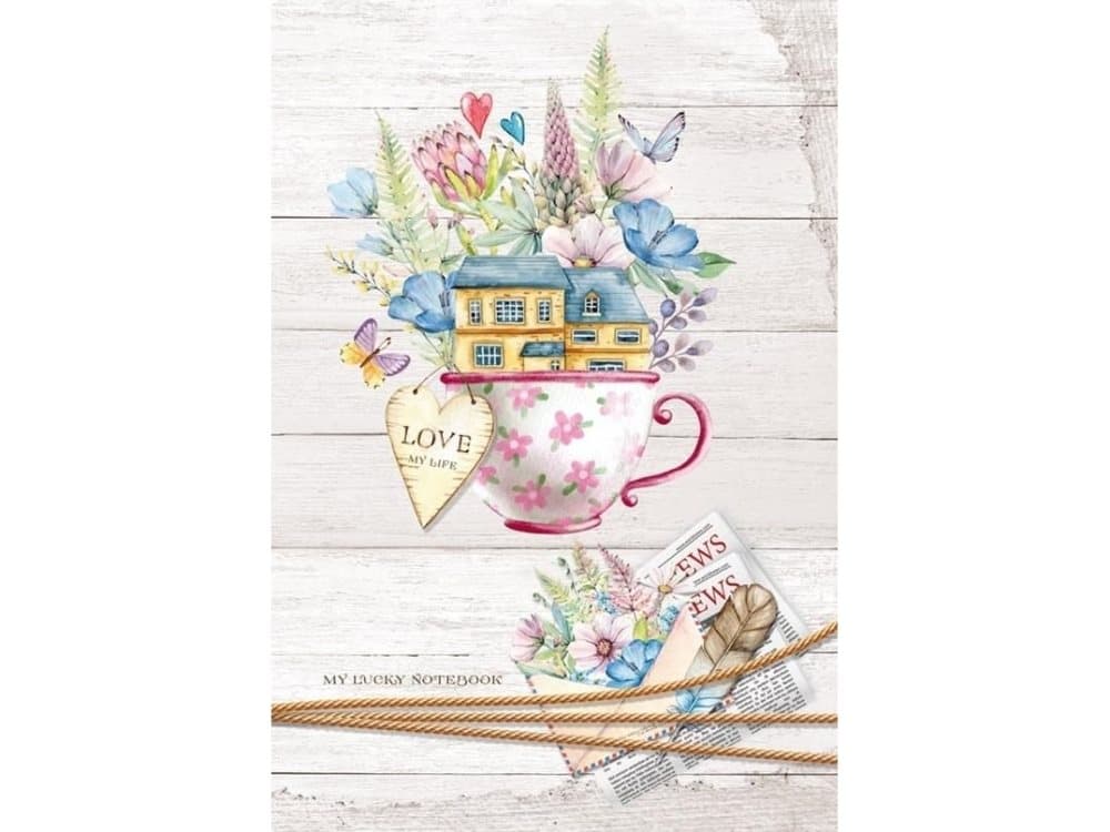 Fresh Decorative notebook 143x210/64K line Cup