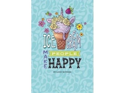 Fresh Decorative notebook 143x210/64K line Ice cream