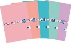 Oxford Notebook A4/60K checkered Floral mix (5 pcs) OXFORD