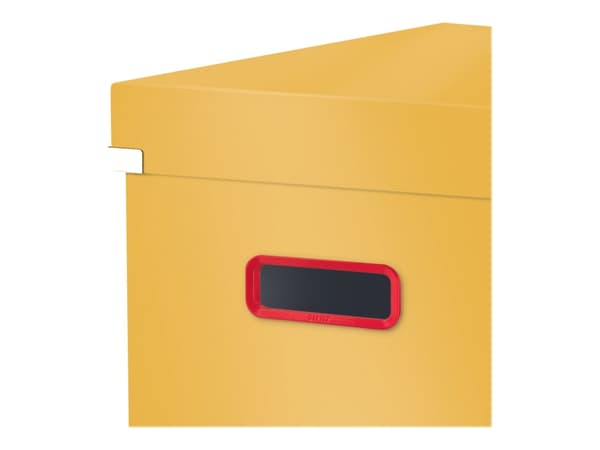 Arkivboks Click &amp; Store Cosy Cube L gul