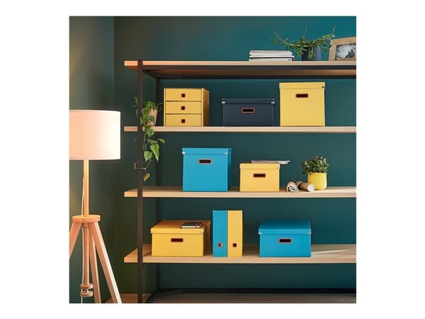 Arkivboks Click &amp; Store Cosy Cube L sininen