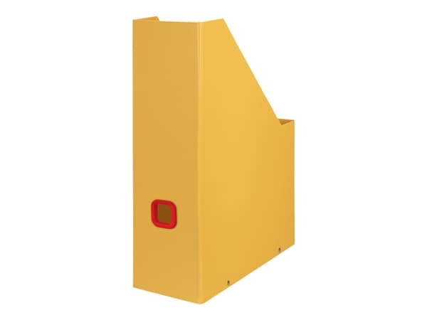 Tidsskriftsamler Click & Store Cosy gul