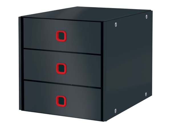 Skuffekabinet Leitz Click&Store Cosy grå med 3 skuffer