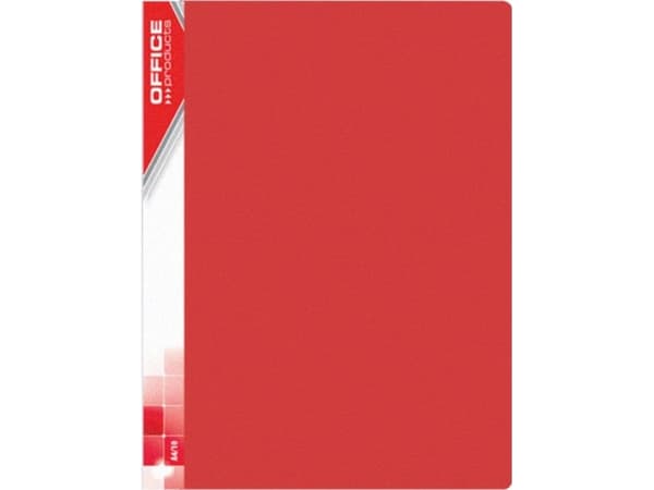 Office Products Presentation folder, OFFICE PRODUCTS, PP, A4, 620 micr., 20 T-shirts, red