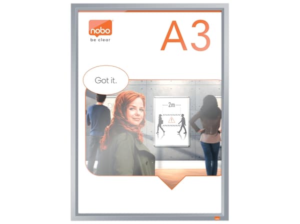 Nobo Impression Pro A3, Rektangel, Hvit, 339 x 463 mm, 17 mm, 570 g