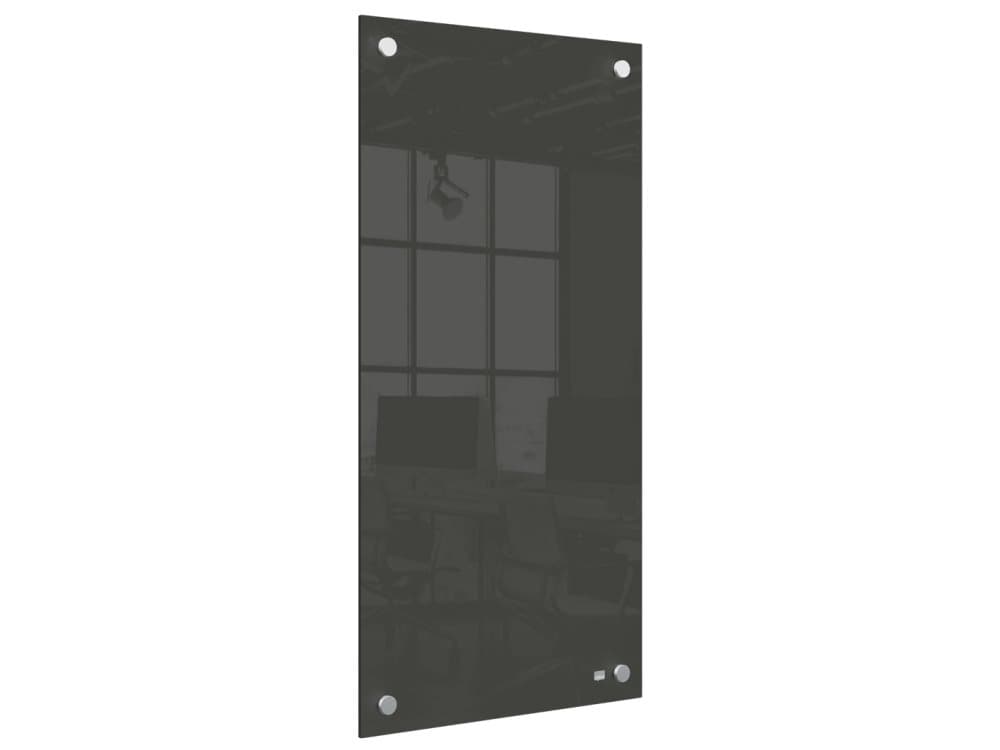Whiteboard Panel Home glas 30x60cm sort