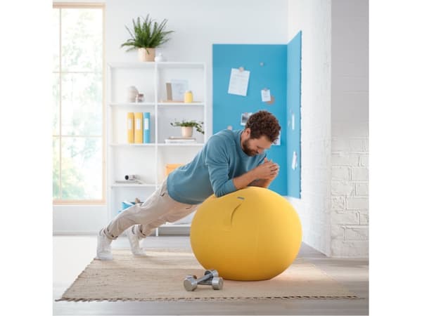 Ergonomisk balancebold Leitz Cosy gul